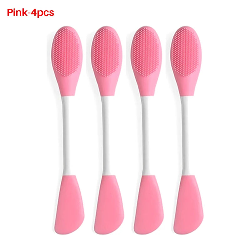 4/2pcs Face Brush Set Silicone