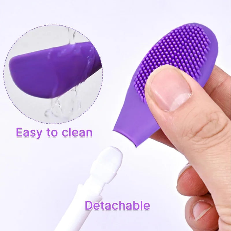 4/2pcs Face Brush Set Silicone