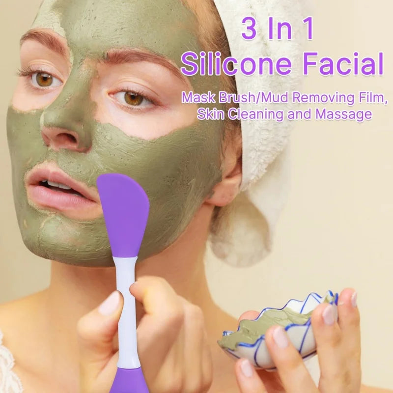 4/2pcs Face Brush Set Silicone