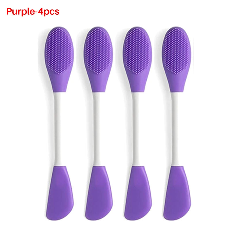 4/2pcs Face Brush Set Silicone