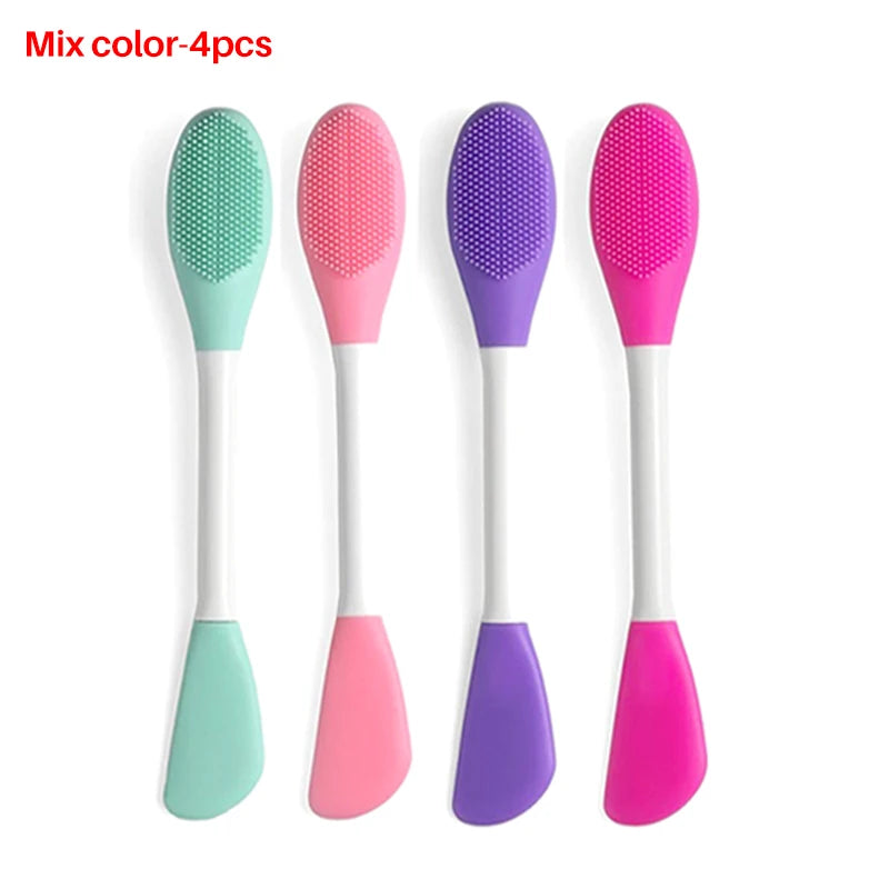 4/2pcs Face Brush Set Silicone